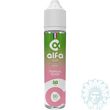 Alfaliquid Tropical Cloud 50ml shortfill e-liquid