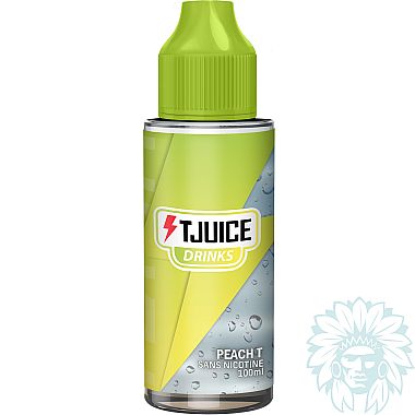 TJuice Drinks Peach T 100ml shortfill e-liquid