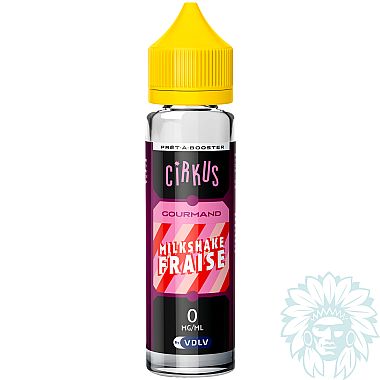 E-liquide Cirkus Milkshake Fraise 50ml