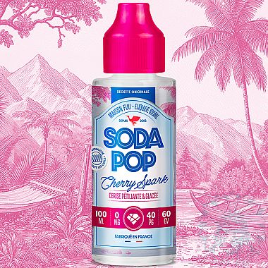 E-liquide Soda Pop Cherry Spark 100ml