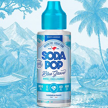 E-liquide Soda Pop Blue Grove 100ml