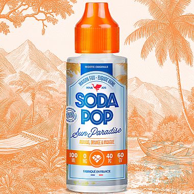 E-liquide Soda Pop Sun Paradise 100ml