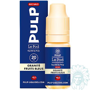 E-liquide Pulp Le Pod Liquide Granité Fruits Bleus