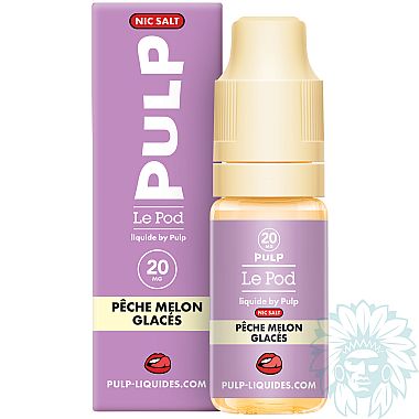 E-liquide Pulp Le Pod Liquide Pêche Melon Glacés