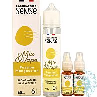 Sense Passion Mangoustan (Passion Fruit Mangosteen) 60ml shortfill e-liquid