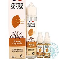 Sense Blond Légende (Blond Legend) 60ml shortfill e-liquid