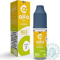 Alfaliquid Thé Vert (Green tea) nicotine salt e-liquid