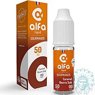 Alfaliquid Caramel Beurre Salé 50/50 (Salted Butter Caramel) e-liquid