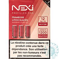 Aspire Nexi Framboise Litchi Glacés (Raspberry Lychee Ice) cartridge (3 pack)
