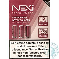 Aspire Nexi Passion Kiwi Goyave Glacés (Passion Kiwi Guava Ice) cartridge (3 pack)