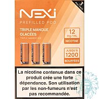 Aspire Nexi Triple Mangue Glacées (Triple Mango Ice) cartridge (3 pack)