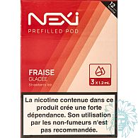 Aspire Nexi Fraise Glacée (Strawberry Ice) cartridge (3 pack)