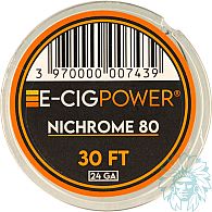 E-Cig Power Ni80 30 FT wire